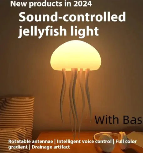 Hung Jellyfish Lamp with Sound Control (One Piece)